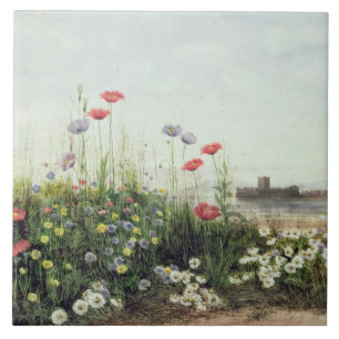 Bank of Summer Flowers Tile