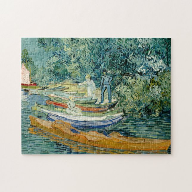 Bank of the Oise at Auver by Van Gogh Puzzle (Horizontal)