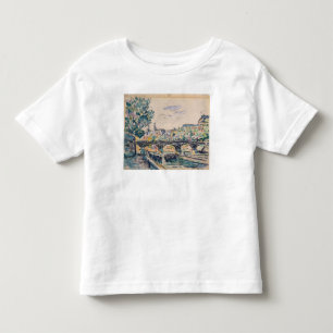 Bank of the Seine near the Pont des Arts Toddler T-Shirt