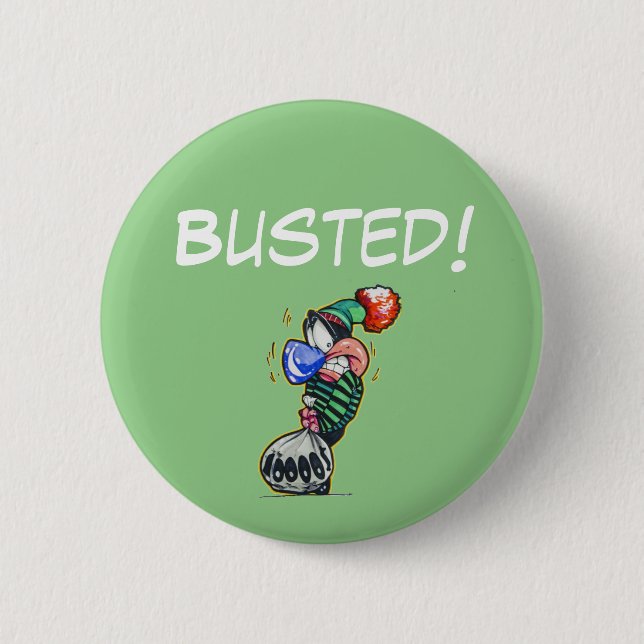 Bank Robber Button (Front)