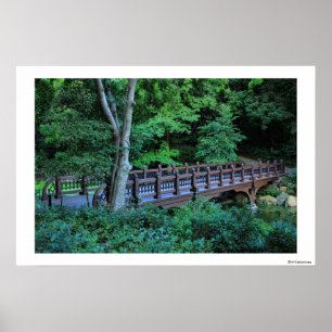 Bank Rock Bridge, Central Park, New York City Poster