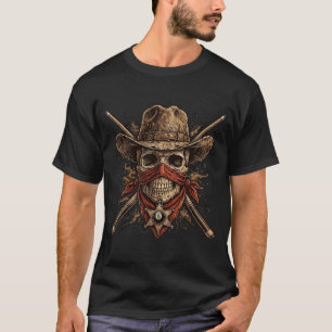Bank Shot Bandit — Outlaw Skull T-Shirt