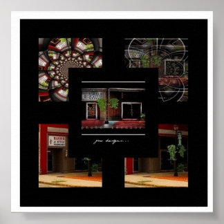 Bank Street collection-The Barber Shop Poster