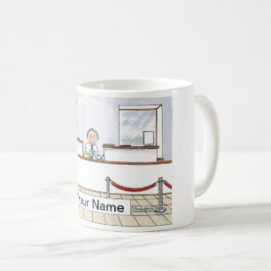 Bank Teller, Male Coffee Mug