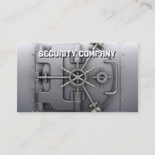 Bank vault business card