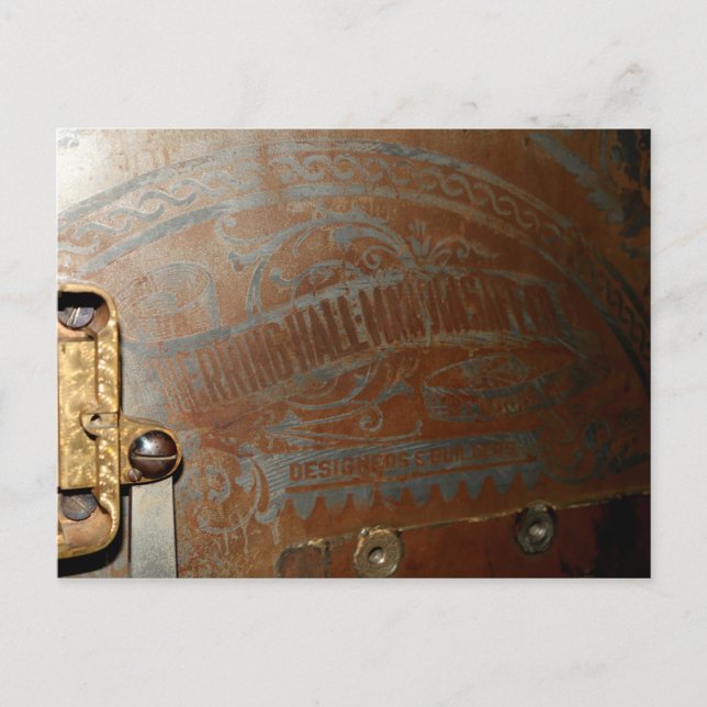 Bank Vault Door Postcard (Front)