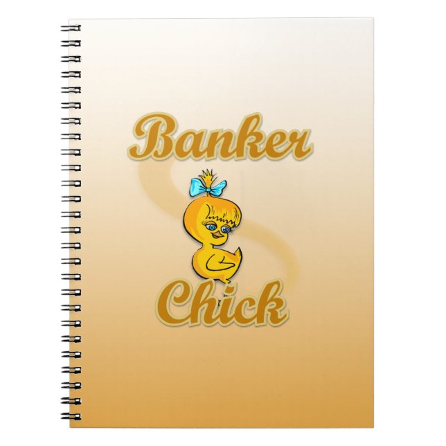 Banker Chick Notebook (Front)