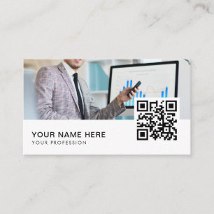 Banker QR Code Business Card