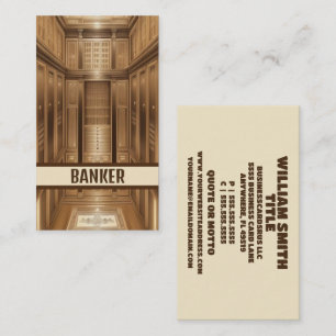 Banker Security Business Card