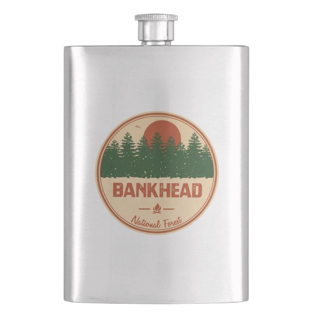 Bankhead National Forest Hip Flask (Front)