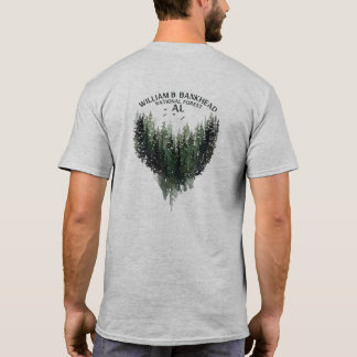 Bankhead National Forest Watercolor Treeline Tee