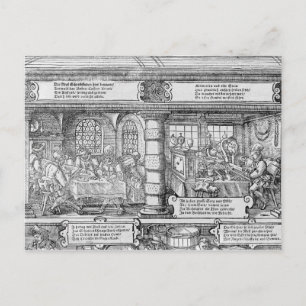 Banking Scene Postcard