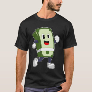 Banknote Runner Running Sports T-Shirt