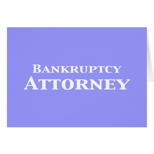 Bankruptcy Attorney Gifts (Front Horizontal)