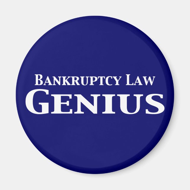 Bankruptcy Law Genius Gifts Magnet (Front)