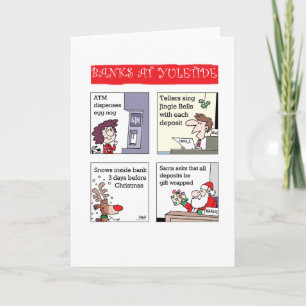 Banks at Yuletide Holiday Card