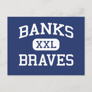 Banks - Braves - Banks High School - Banks Oregon Postcard