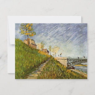Banks of Seine, Pont de Clichy by Vincent van Gogh