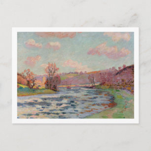 Banks of the Creuse, Limousin, c.1912 (oil on canv Postcard