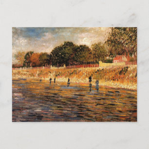 Banks of the Seine by Vincent van Gogh Postcard