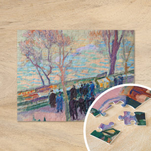 Banks of the Seine Magnus Enckell Jigsaw Puzzle