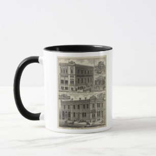 Banks, Residence, Hull House, Smith Centre, Kansas Mug
