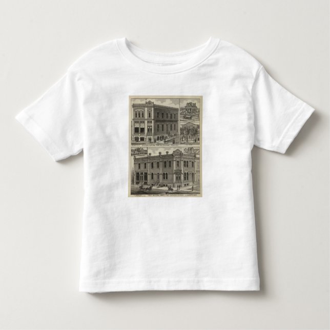 Banks, Residence, Hull House, Smith Centre, Kansas Toddler T-Shirt (Front)