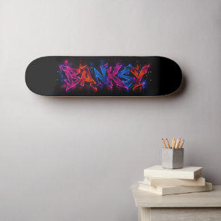 Banksy Art Skateboard
