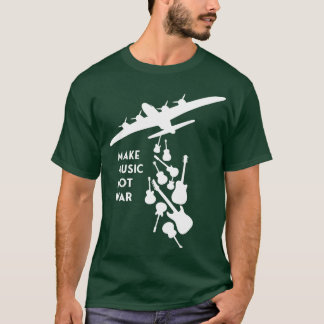 Banksy Make Music NotWhite T-Shirt