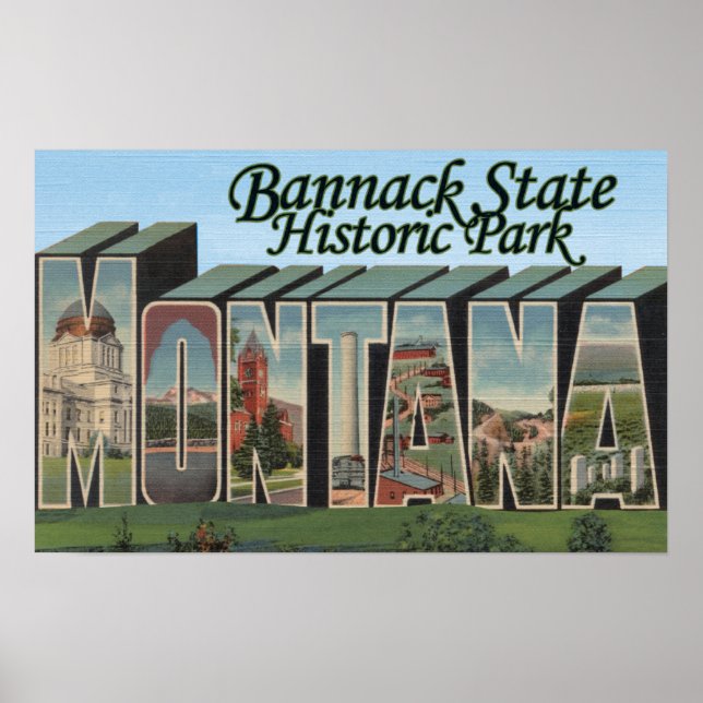 Bannack State Park, Montana Poster (Front)