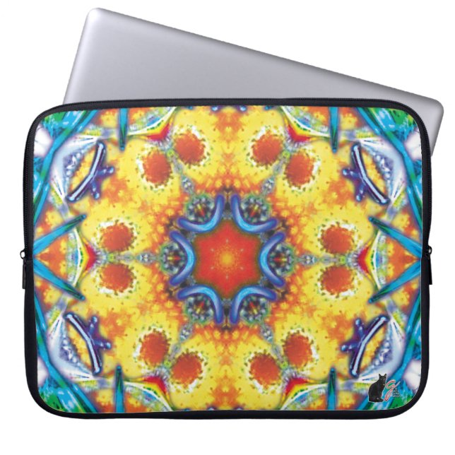BannaPuddin Kaleidoscope Laptop Sleeve (Front)