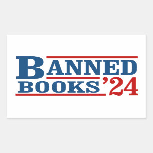 Banned Books 2024 Rectangular Sticker