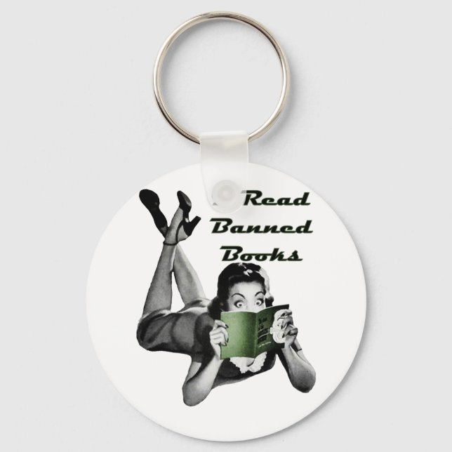 Banned Books Keychain (Front)
