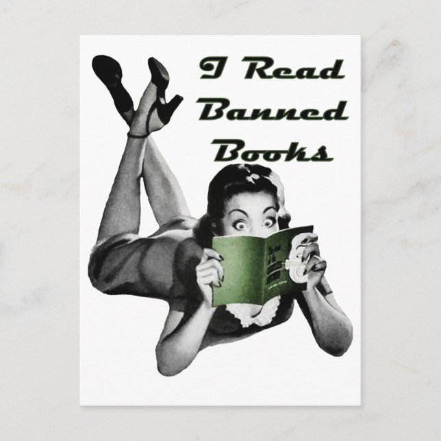 Banned Books Postcard (Front)
