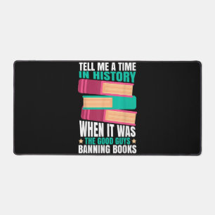 Banned Books Quote  Desk Mat