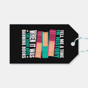 Banned Books Quote Gift Tags