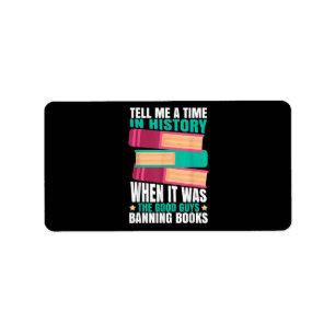 Banned Books Quote Label