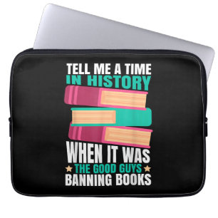 Banned Books Quote Laptop Sleeve