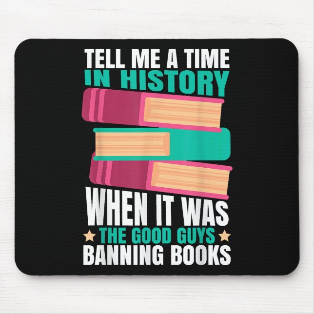 Banned Books Quote  Mouse Pad (Front)