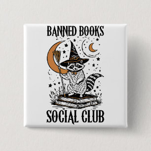 Banned Books Social Club 15 Cm Square Badge