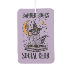 Banned Books Social Club Car Air Freshener