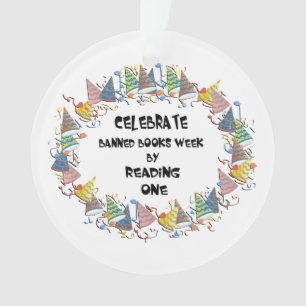 Banned Books Week Party Ornament