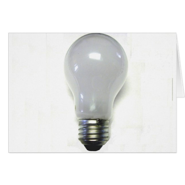 Banned Incandescent Light Bulb (Front Horizontal)