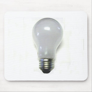 Banned Incandescent Light Bulb Mouse Pad