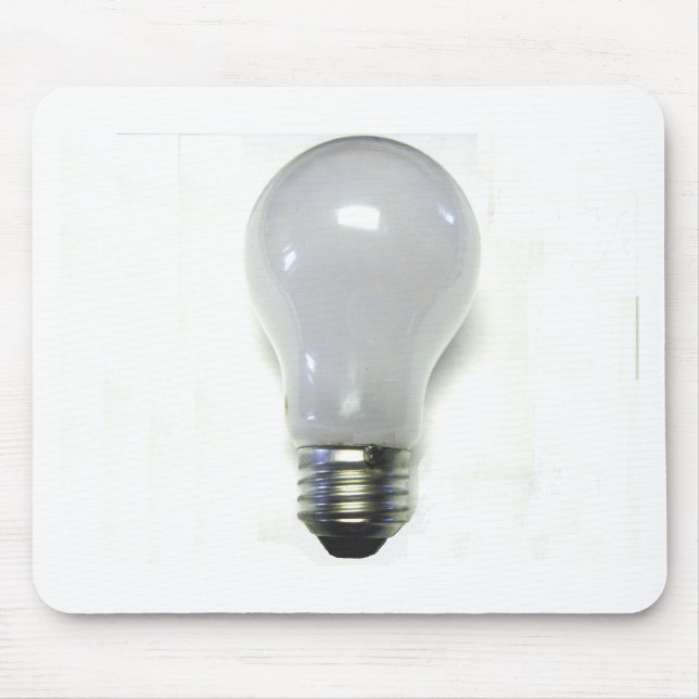 Banned Incandescent Light Bulb Mouse Pad (Front)