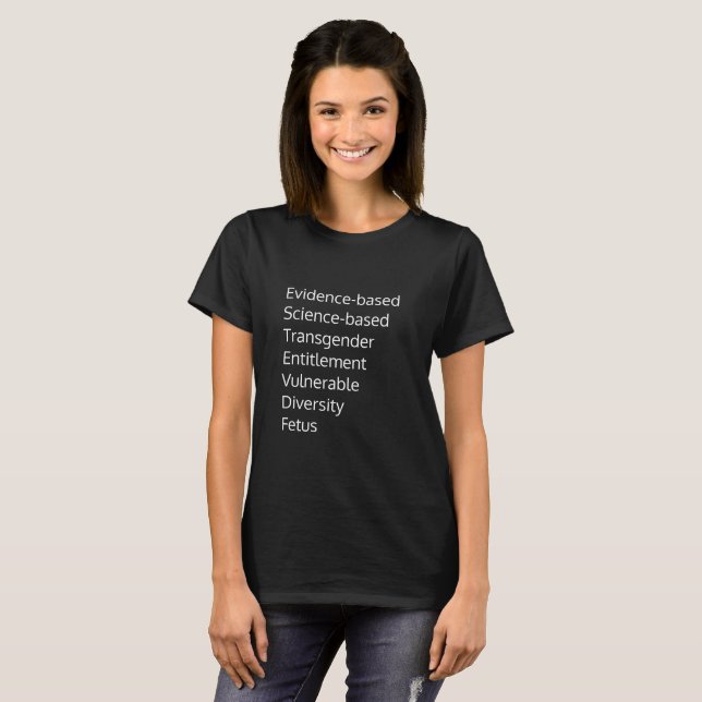 Banned Words - #RESIST T-Shirt (Front Full)