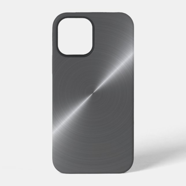 Banner background texture metal iPhone case (Back)