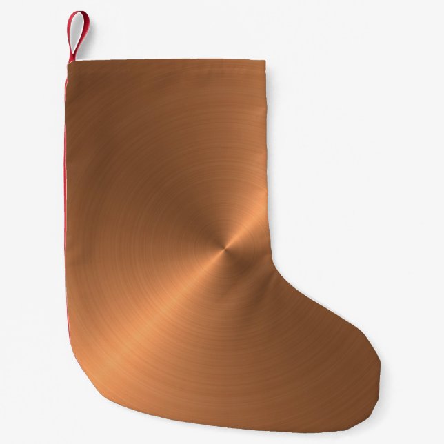 Banner background texture metal small christmas stocking (Front)