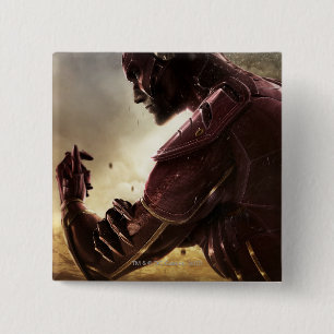 Banner: Batman, Flash 15 Cm Square Badge