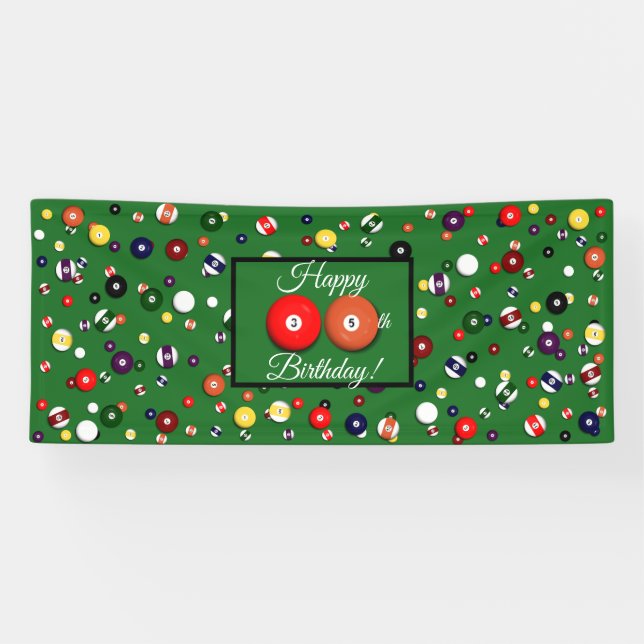 Banner - Billiards - 35th Celebration (Horizontal)